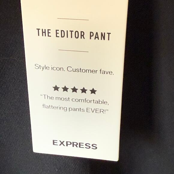 NWT Express Editor High Waisted Flare Trouser 10 Short - Picture 2 of 10